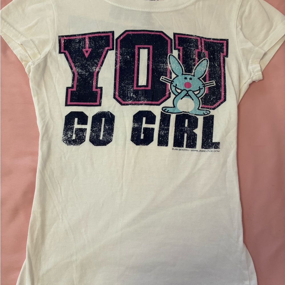 Vintage 2000’s Happy Bunny Girls Shirt